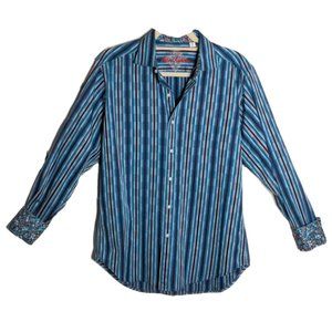 Robert Graham Striped Button Down Dress Shirt